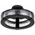 Satco | 62-2001 | Darrow 13" LED Semi Flush Matte Black Acrylic Panels
