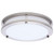 Satco | 62-1875 | Glamour LED 10" Flush Mount Brush Nickel CCT Selectable