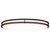 Satco | 62-1981 | Glamour LED 32" Oval Flush Mount Black Finish 27K/3K/35K