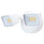 Satco | 65-995 | LED Security Light Dual Head Field Selectable White