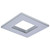 Satco | S21664 | 4-Inch Square Trim for LED Commercial Downlight Silver Finish
