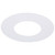 Satco | S13540 | 4-Inch Flat Goof Ring for Commercial Downlights Round White Finish