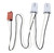 Keystone KT-SOCKET-T8-U-T-2-W Wiring Harness for LED tubes