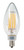 Keystone KT-LED4.5FB11-E12-930-C 4.5W LED B11 Lamp, 3000K, Dimmable, 120V
