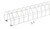 Keystone KT-DDSLEDT8-WG-1-KIT Wire Guard for LED Tube Ready strip fixtures