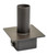 Keystone KT-PMTT-5SQ-SV Pole Mount Single 2 3/8" Tenon, Top Mount Vertical for 5" Square Pole, Bronze