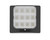 Keystone KT-EM-RS1-BLWL-SL Emergency Light, Thermo Plastic, Remote Single Head, Style 1, Black Color, 6500K, 3.6-15VdcV
