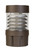 Keystone KT-BLED24PS-2B-UNV-8CSB-VDIM LED Bollard Light, 24/19/14W Selectable, 3000/4000/5000K, Dimmable, 120-277V
