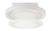 Keystone KT-CLED40PS-S2-OSH-8CSB-VDIM-W 9 in Round LED Canopy Light, 40/30/20W Selectable, 3000/4000/5000K, Dimmable, 120-277V