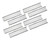 Keystone KT-LALED-8A-LVR-2-KIT Straight Blade Louver Kit for 8ft Series A Linear Arch Fixtures