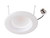 Keystone KT-LED7RD-6C-830-DIM-CS LED Retrofit Downlight Trim, 7W, 3000K, Dimmable, 120V