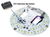 Fulham VKMUNV008RD930A VividHorse CCT Selectable, 9W, Round, LED Retrofit kit