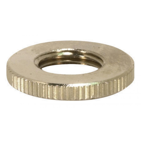 Satco | ROUND KNURLED LOCKNUT NP 1/8 I | 90-1577