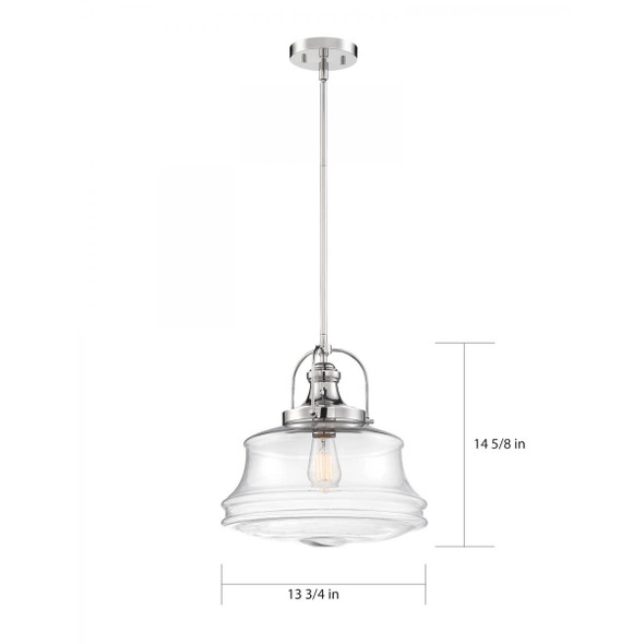 Satco | Basel 1 Light Pendant | 60-6758