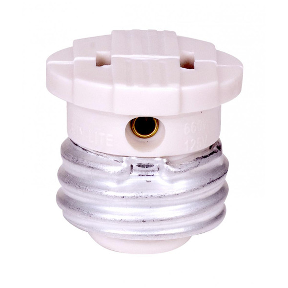 Satco | WHITE FEMALE SCREW PLUG | 80-2513