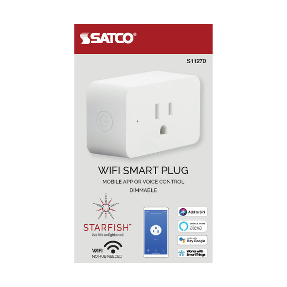 Satco | 15A/SMART-PLUG/SF/DIM (RECTANG | S11270