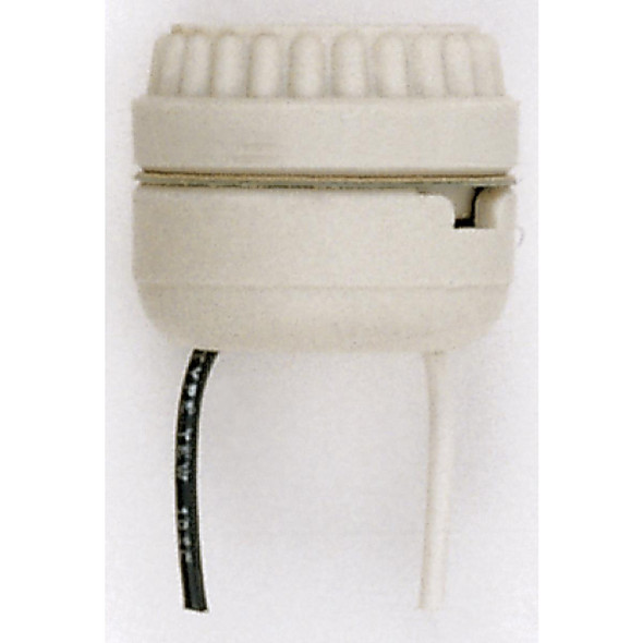 Satco | MED PORC SCKT 2 PC. W/8" LEADS | 90-1111