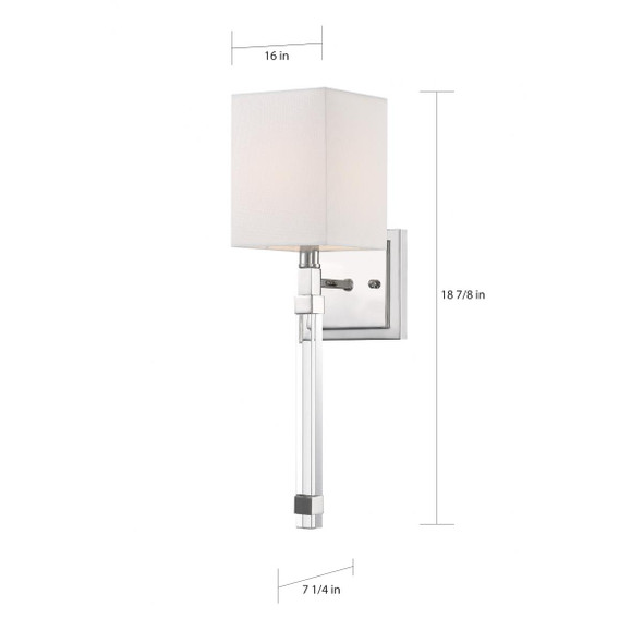 Satco | Thompson 1 Light Wall Sconce | 60-6682 Satco | Thompson 1 Light Wall Sconce | 60-6682