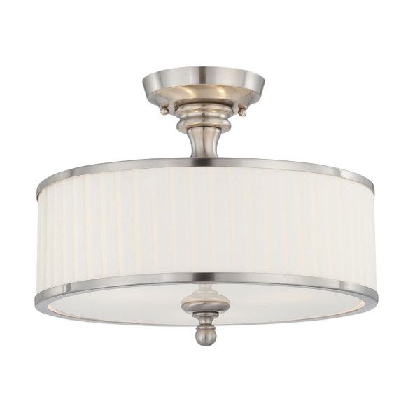Satco | Candice 3 Light Semi-Flush | 60-4737