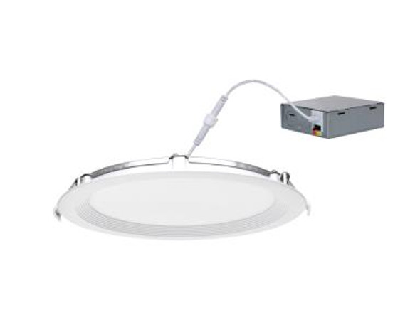 Maxlite | 8" Slim Downlight BAFFE Style Round 18W 90CRI 2700/3000/3500/4000/5000 White; IC Rated | SDBR8189CSW