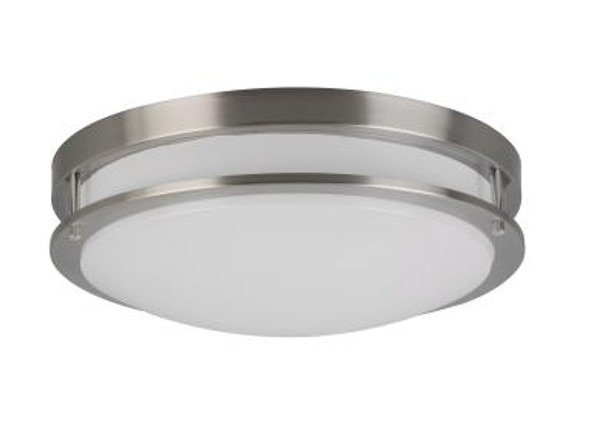 Maxlite | Ceiling Fixture LED; Large; 16" Arch; Brushed Nickel; 24W 90 CRI; 2700K/3000K/3500K/ 4000K/5000K; 120-277V; 0-10V Dimming | ML2LALABNU249CS