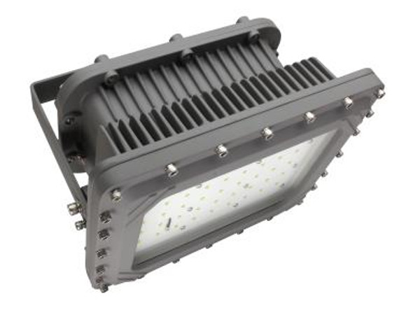 Maxlite | Hazardous Location Flood Light - 100W; 200-480V; Wide Dist.; 5000K; Grey | HL-AR100HW-50G