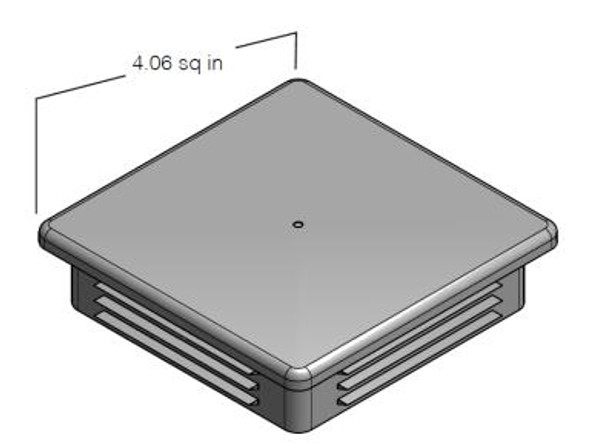 Maxlite | Top Cover; Pole Cap; 4'' SQ; Black | PL-SQ4TCQ