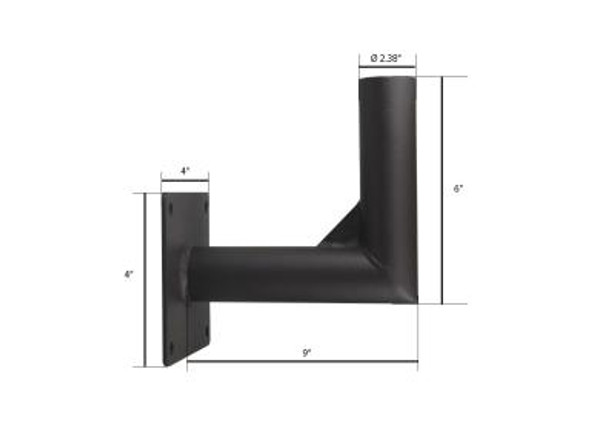 Maxlite | Wall Mount Bracket; L SHAPE; 2-3/8"; Bronze | WMB1VB