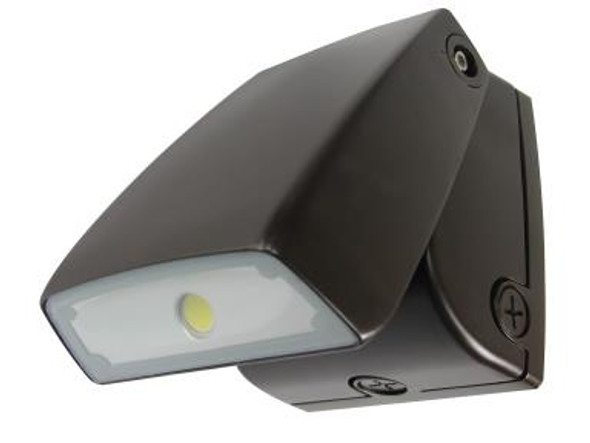 Maxlite | LED Small Adjustable Wall Pack - 29W; 120V; 5000K; Bronze; Photocontrol; 10KA Surge Suppression | SAW26U50PC12BSS