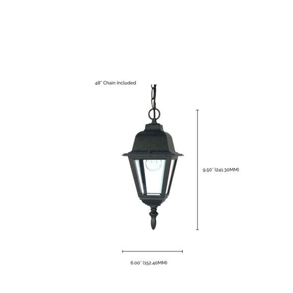 Satco | Briton 1 Lt 10 Hangng Lantern | 60-489