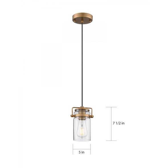 Satco | Antebellum 1 Lt Mini Pendant | 60-6735
