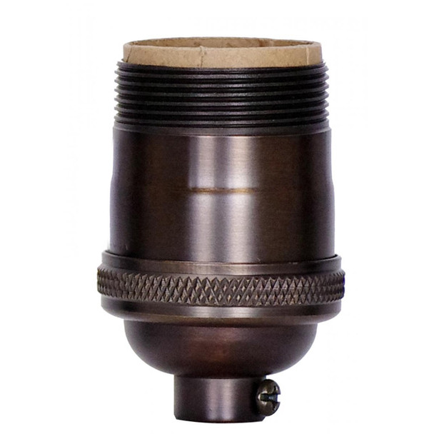Satco | DARK ANT CAST BRASS S. KEYLESS | 80-2423
