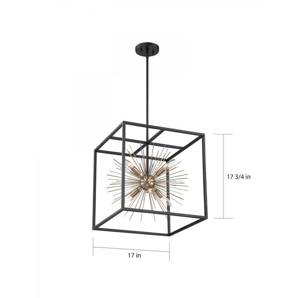 Satco | Spirefly 6 Light Pendant | 60-6730
