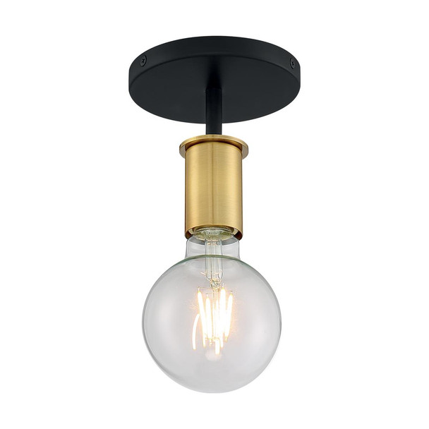 Satco | Ryder 1 Light Semi Flush | 60-7343