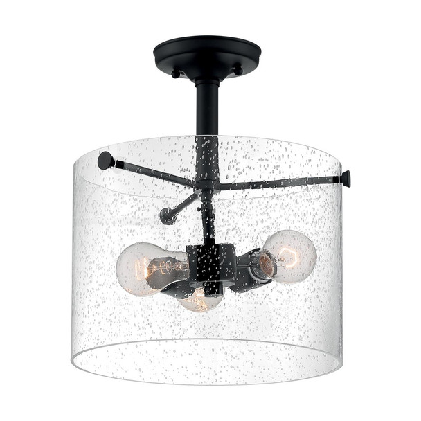 Satco | Bransel 3 Light Semi Flush | 60-7288