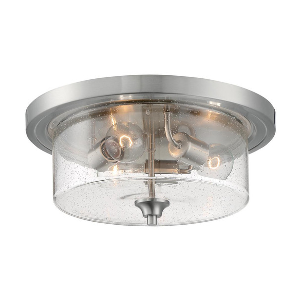 Satco | Bransel 3 Light Flush Mount | 60-7191