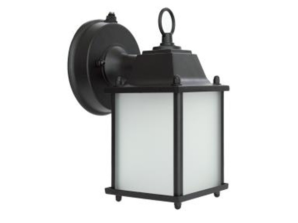 Maxlite | Outdoor Lantern; Ranch Style With 1X09W 2700K 80CRI E26 Socket LED Lamp; Black Finish; Dusk To Dawn Photocell | ML4LE109SPLBK2