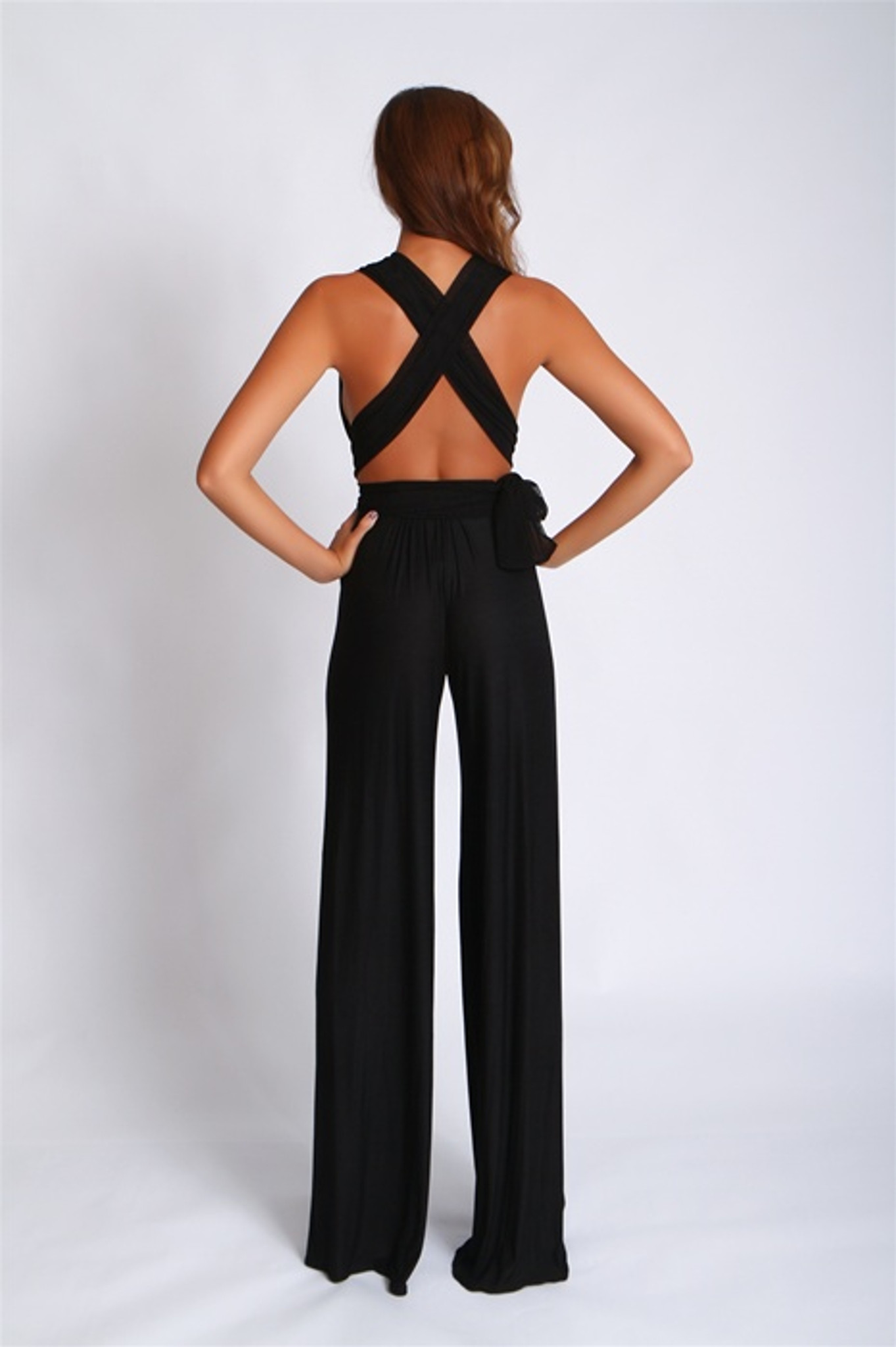 Deep V Jumpsuit