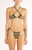 South Castles x Emily White Crochet Tiki Triangle String Swim Top