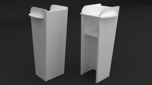 Quick Setup Speaker Lectern
600mm W x 500mm D x 1320mm H