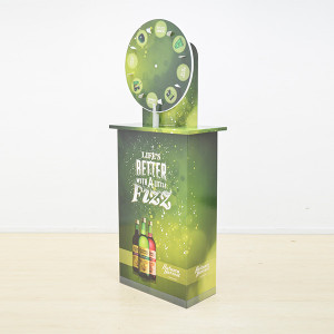 X375 Spin and Win Promotional unit 
Simple cut promotional unit for brand activation and events