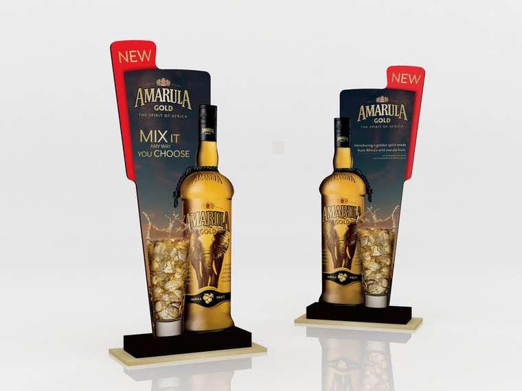 Bottle Standee on Plinth
616mm (w) x 280mm (d) x 1129mm (h)