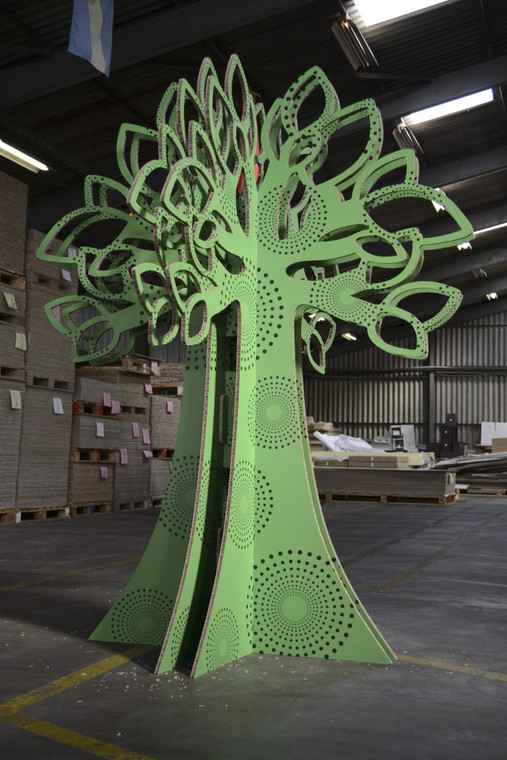 X054 Go Green Tree - Cut file
