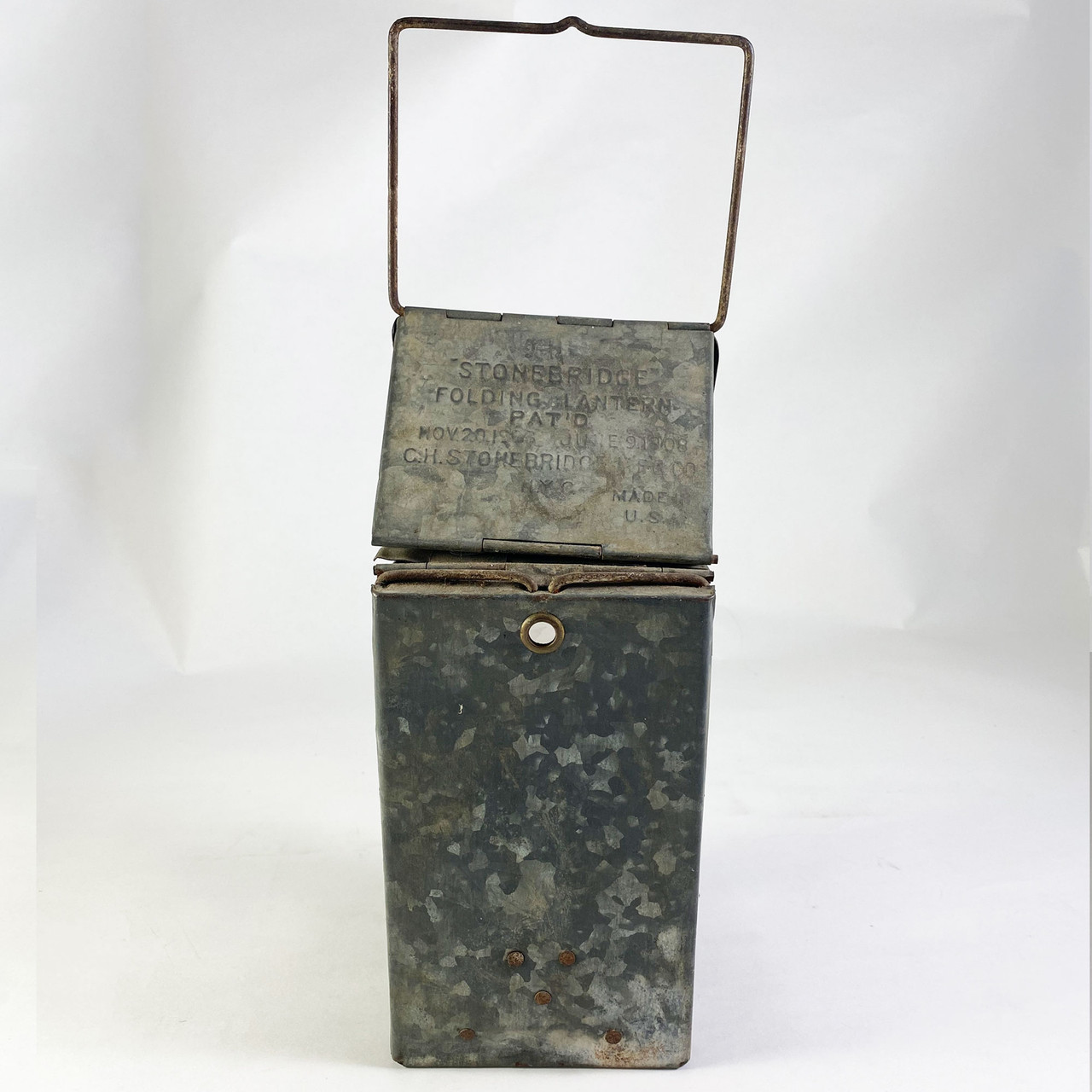 Vintage Stonebridge Folding Candle Lantern -1906-1908