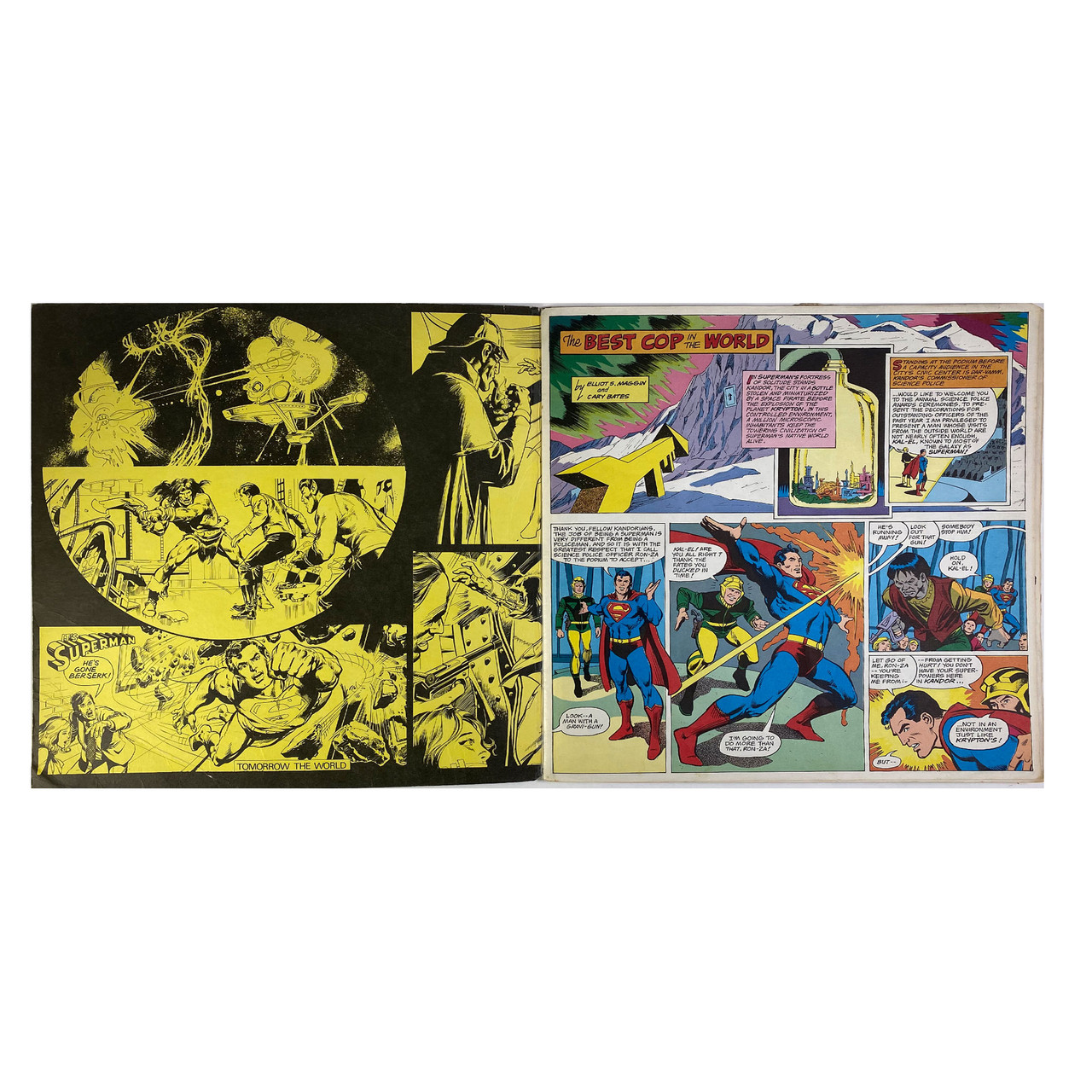 Superman Power Records Book and Record Set from 1976