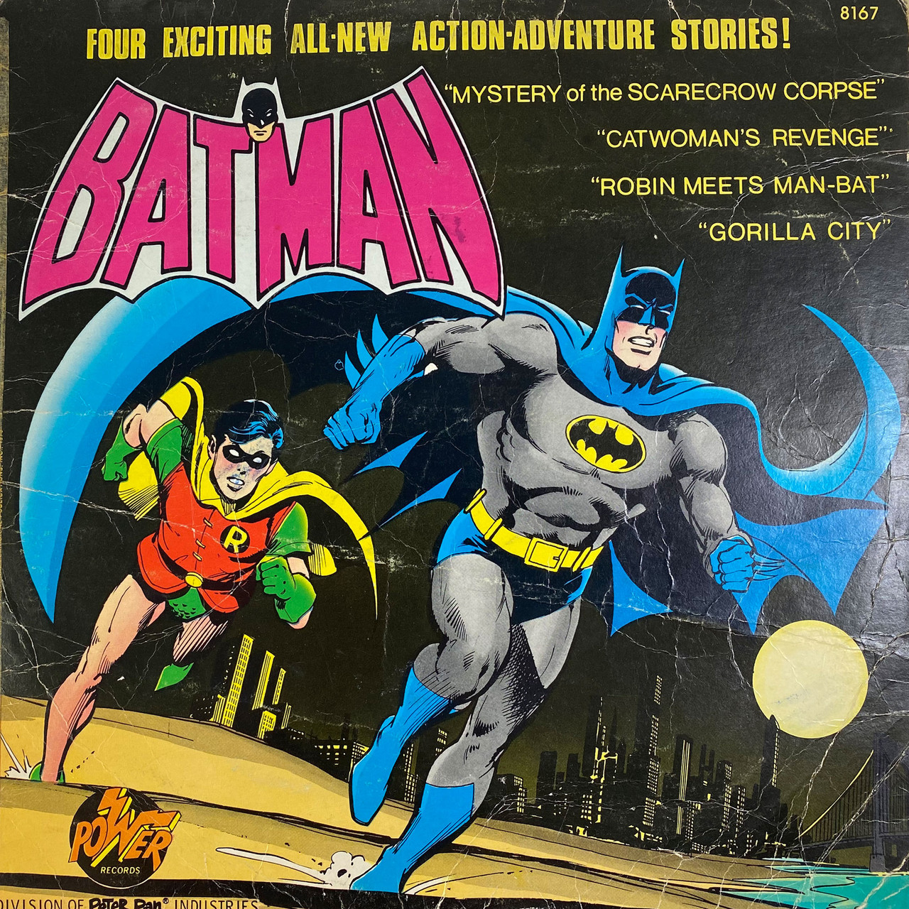Batman #8167 Vinyl Record -4 action adventures