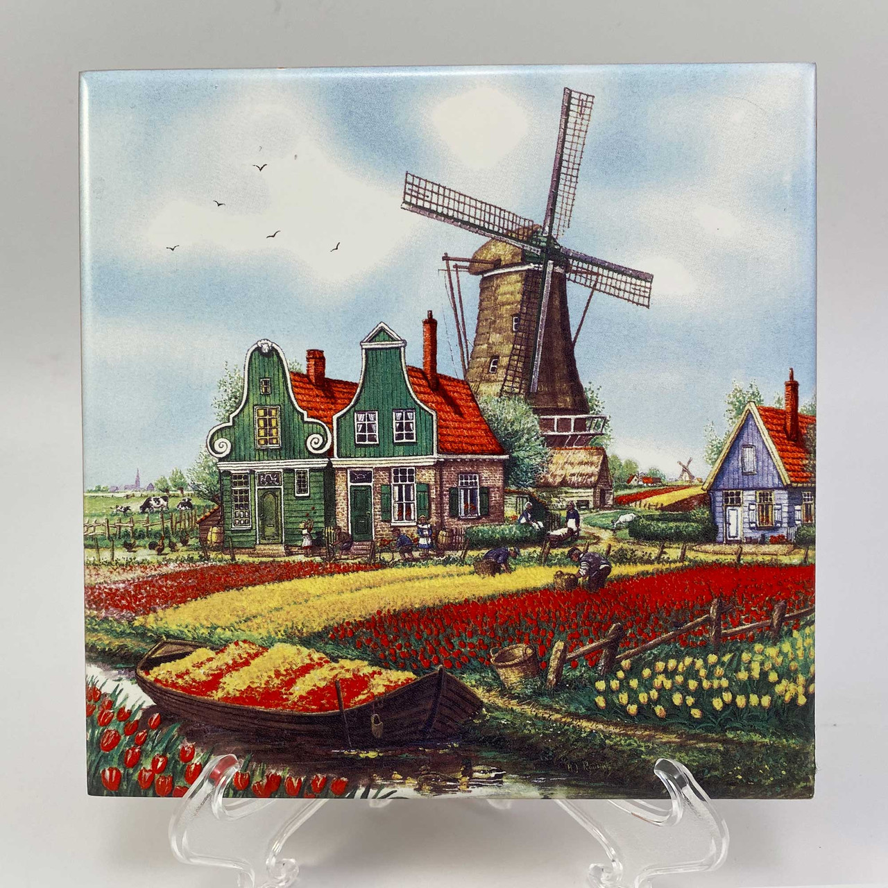 Vintage Holland tiles - Ter Steege bv(4 pcs)