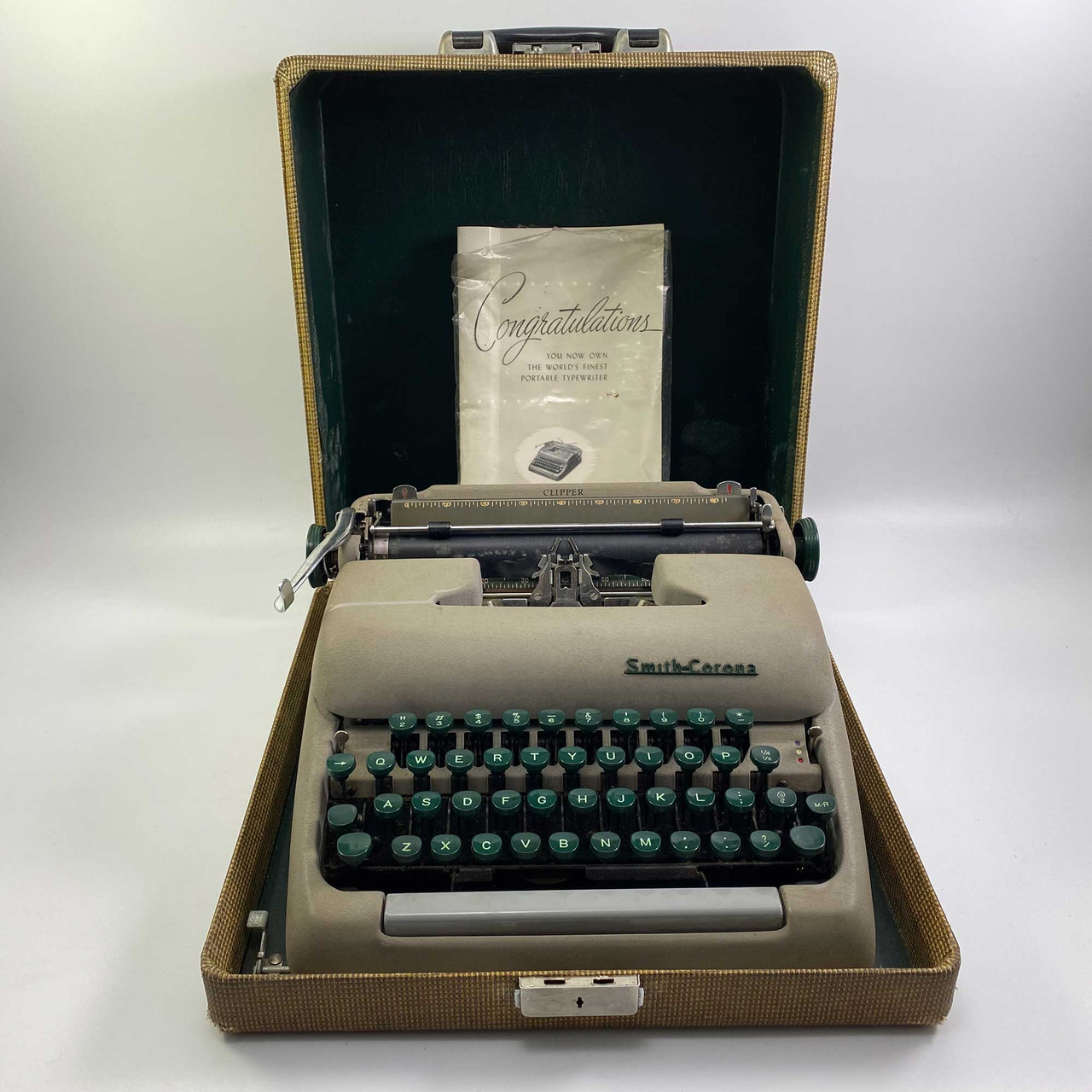 Smith Corona Sterling Vintage Typewriter from the 1960s