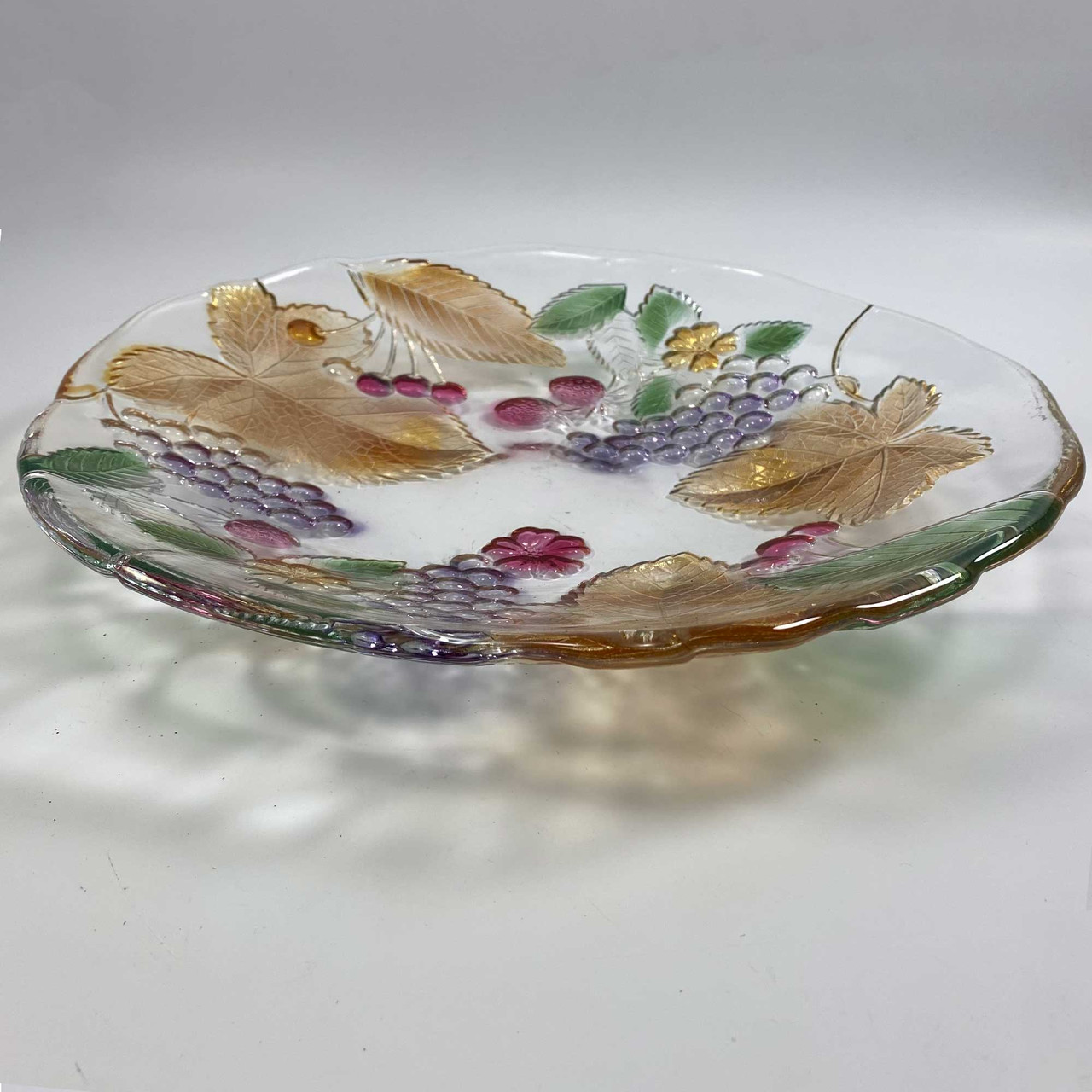 Soga Japanese shallow Glass Bowl/Plate