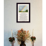 "If You Can See Me Now" (Double Rainbow) in a black frame,  shown in a lifestyle setting